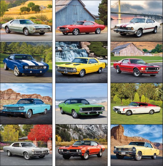 (image for) Muscle Thunder Stapled Wall Calendar- #7205