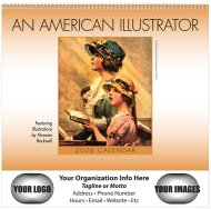 (image for) Norman Rockwell American Illustrator 13 Month Spiral Bound - # 200
