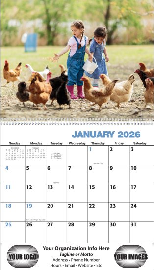 (image for) American Agriculture 13 Month Spiral Bound- # 205