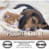 (image for) Puppies & Kittens 13 Month Stapled Version- # 2101