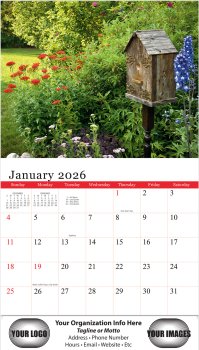 (image for) Gardens 13 Month Stapled Version- # 2201