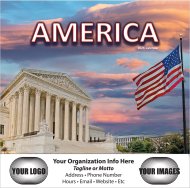 (image for) America! 13 Month Wall Stapled Version- # 2401