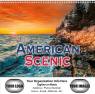 (image for) American Scenic 13 Month Spiral Bound- # 245
