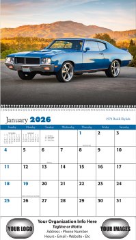 (image for) Muscle Cars 13 Month Spiral Bound- # 270