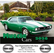 (image for) Muscle Cars 13 Month Spiral Bound- # 270