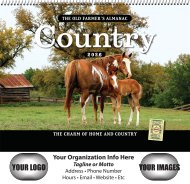 (image for) Old Farmer's Almanac Country Spiral Wall #OF56CC