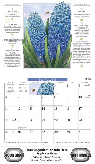 (image for) Old Farmer's Almanac Gardening Stapled Wall #OF56GA1