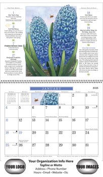 (image for) Old Farmer's Almanac Gardening Spiral Wall #OF56GA