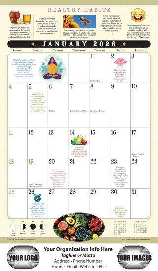 (image for) Old Farmer's Almanac Everyday Advice Stapled Wall #OF56HH1