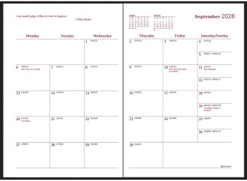 (image for) Monthly Desk Planner #RR742D