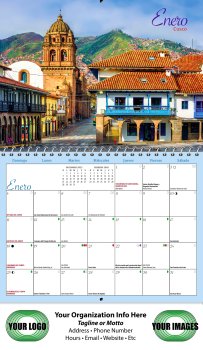 (image for) Patrimonio_Latino-Catholic-Spanish Calendar - Spiral #BD26  New This Year! 