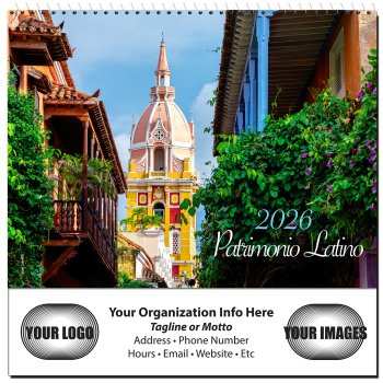 (image for) Patrimonio_Latino-Catholic-Spanish Calendar - Spiral #BD26  New This Year! 