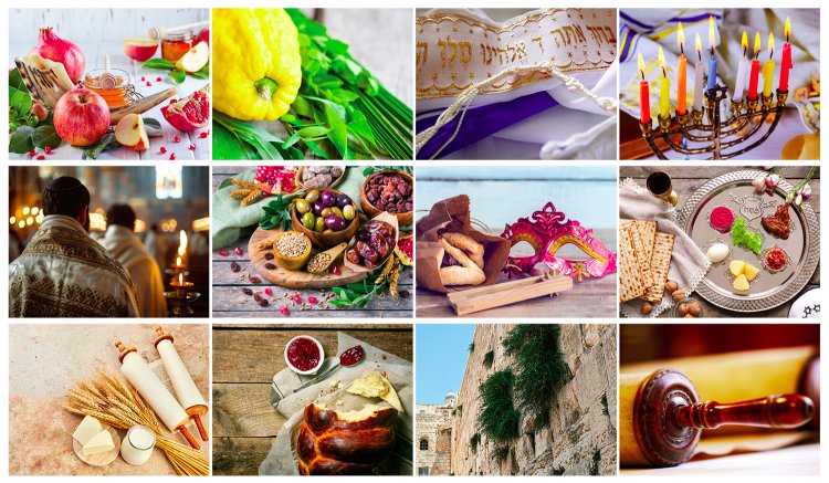 (image for) Jewish Traditions Calendar - Spiral #BMJ26  New This Year! 