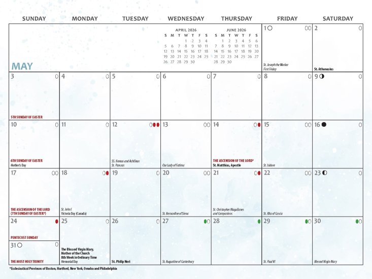 (image for) I AM Calendar - Spiral #BM26  New This Year! 