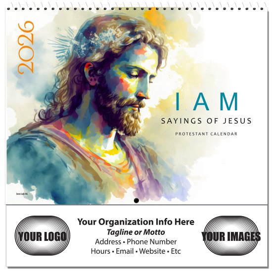 (image for) I AM Calendar - Spiral #BM26  New This Year! 