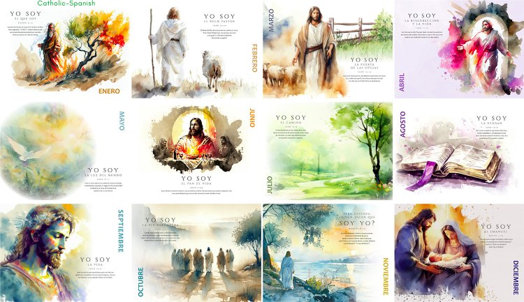 (image for) I AM Calendar - Spiral #BM26  New This Year! 