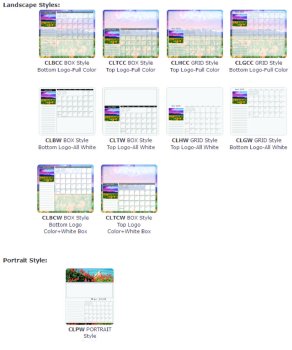 (image for) Note Paper Calendar Mouse Pads 12 Sheet - 7.25x8.5 - MPL012 NEW LOWER PRICE!! 