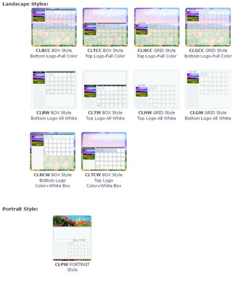 (image for) Note Paper Calendar Mouse Pads 12 Sheet - 7.25x8.5 - MPL012 NEW LOWER PRICE!! 