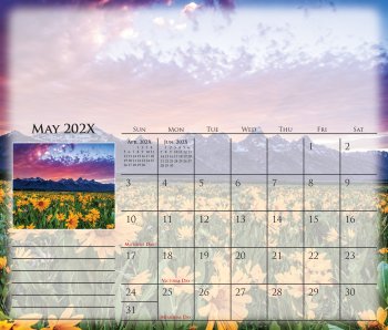 (image for) Note Paper Calendar Mouse Pads 12 Sheet - 7.25x8.5 - MPL012 NEW LOWER PRICE!! 