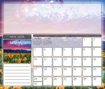 (image for) Note Paper Calendar Mouse Pads 12 Sheet - 7.25x8.5 - MPL012 NEW LOWER PRICE!! 