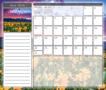 (image for) Note Paper Calendar Mouse Pads 12 Sheet - 7.25x8.5 - MPL012 NEW LOWER PRICE!! 