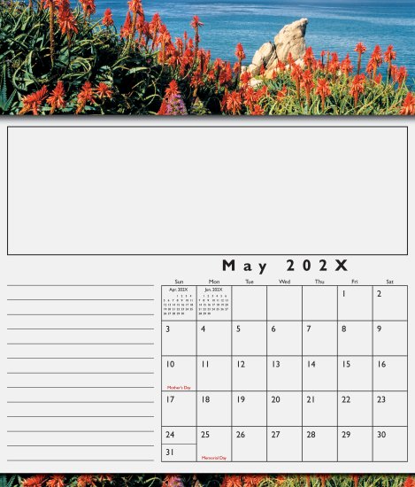 (image for) Note Paper Calendar Mouse Pads 12 Sheet - 7.25x8.5 - MPL012 NEW LOWER PRICE!! 