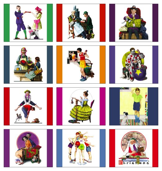 (image for) Norman Rockwell 13 Month Spiral Bound Pharmacy Edition- #123