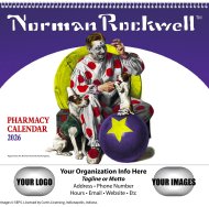 (image for) Norman Rockwell 13 Month Spiral Bound Pharmacy Edition- #123