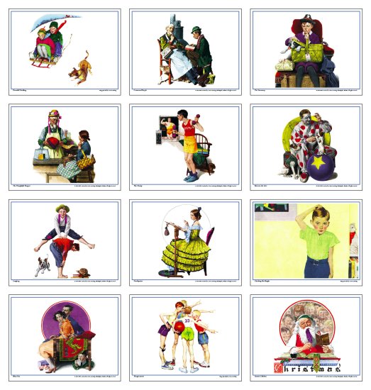 (image for) Every Month Imprint- Norman Rockwell #158