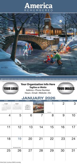 (image for) America Remembered Executive Wall Calendar #179