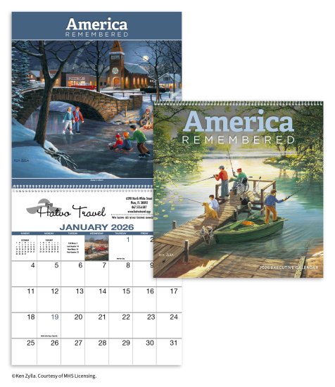 (image for) America Remembered Executive Wall Calendar #179