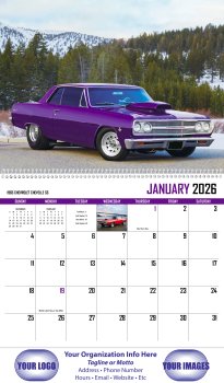 (image for) Street Thunder 13-Month Full-Size Spiral Wall Calendar #401