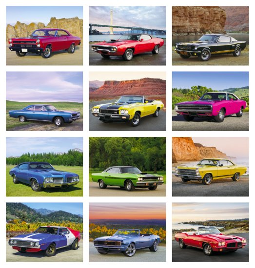 (image for) Street Thunder 13-Month Full-Size Spiral Wall Calendar #401