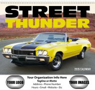 (image for) Street Thunder 13-Month Full-Size Spiral Wall Calendar #401