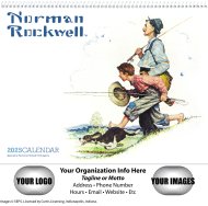 (image for) Norman Rockwell 13-month Full-Size Spiral Wall Calendar- #402H