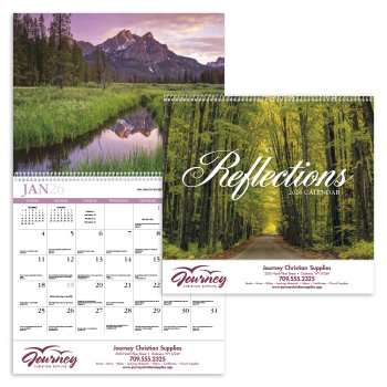 (image for) Reflections 13-Month Full-Size Wall Calendar Spiral Bound-#406