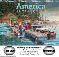 (image for) America Remembered 13-Month Full-Size Spiral Wall Calendar- #429