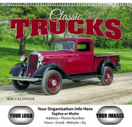 (image for) Classic Trucks 13 Month Full Size Spiral Wall Calendar #494