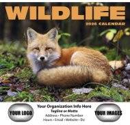 (image for) Wildlife 13-Month Full-Size Wall Calendar- #803