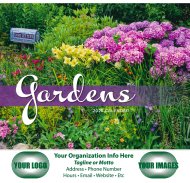 (image for) Gardens 13-Month Full-Size Wall Calendar- # 808