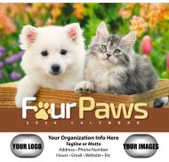 (image for) Four Paws 13-Month Full-Size Wall Calendar- #810