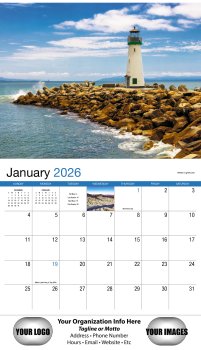 (image for) California- 13-Month Full-Size Wall Calendar #811