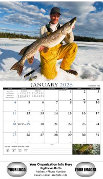 (image for) Fisherman's Guide-13-Month Full-Size Wall Calendar #817