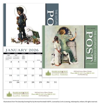 (image for) Saturday Evening Post 13-Month Full Size Wall Calendar- #819