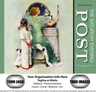 (image for) Saturday Evening Post 13-Month Full Size Wall Calendar- #819
