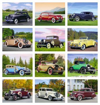 (image for) Automotive Classics 13-Month Full Size Wall Calendar-#820H