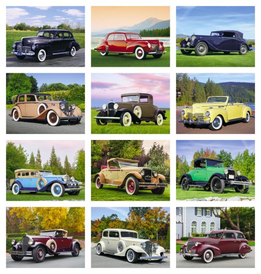 (image for) Automotive Classics 13-Month Full Size Wall Calendar-#820H