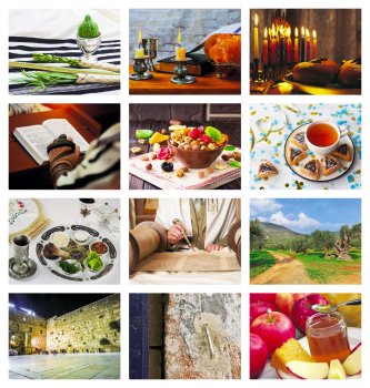 (image for) Jewish-13-Month Full-Size Wall Calendar #822H