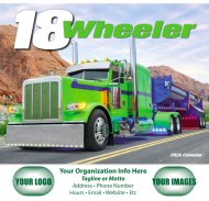 (image for) 18-Wheeler-13-Month Full-Size Wall Calendar #823