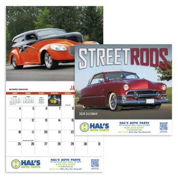 (image for) Street Rod Fever 13-Month Full-Size Wall Calendar- #824